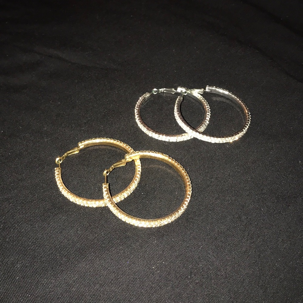 Set of Hoop Earrings